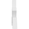 Ekena Millwork Vanguard Architectural Grade PVC Gable Bracket, 108"W x 27"H x 4"D x 6"F, 6/12 Pitch GBP108X27X0406VAN00 - alternate 3